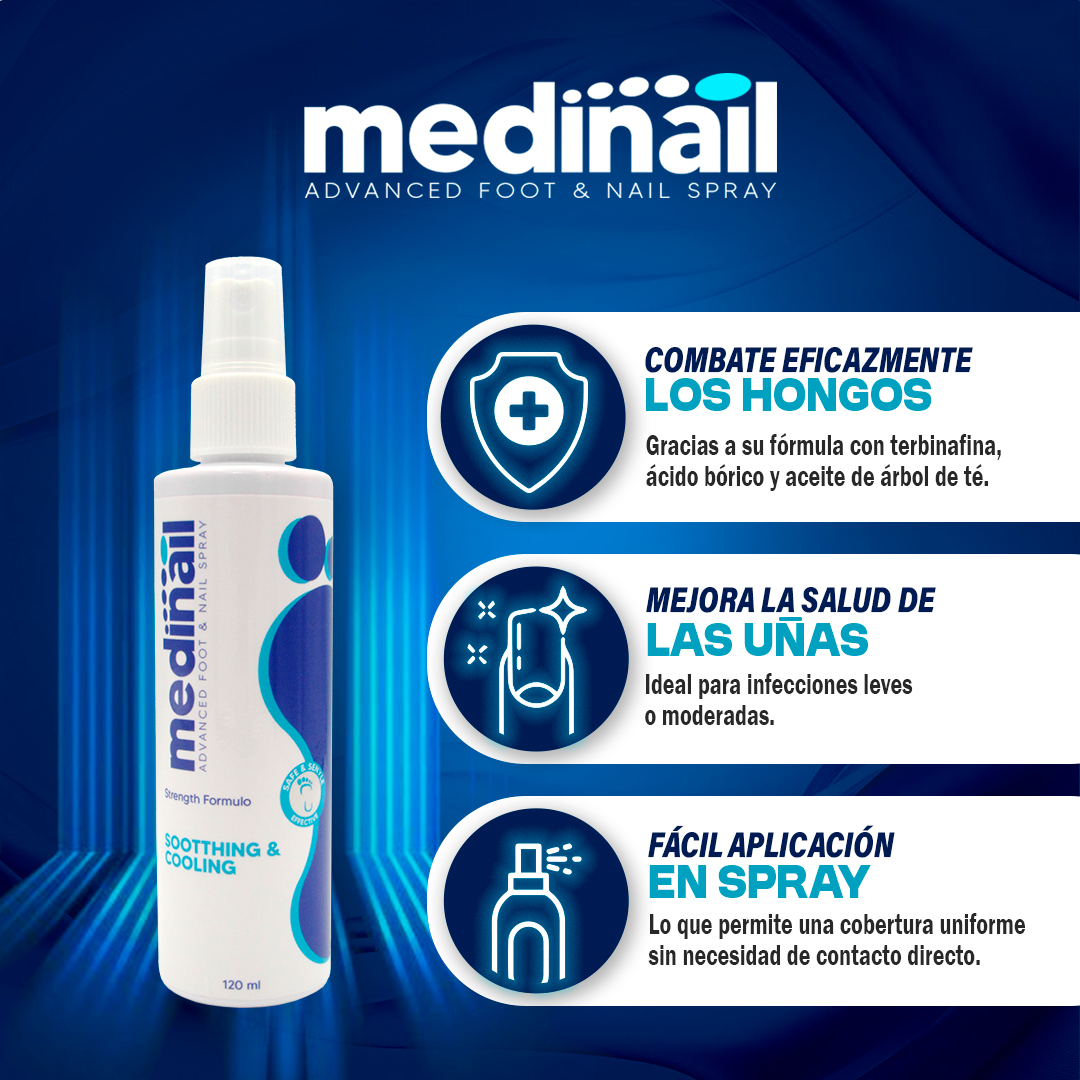 MEDINAIL - SPRAY PARA HOMGOS DEL PIEL